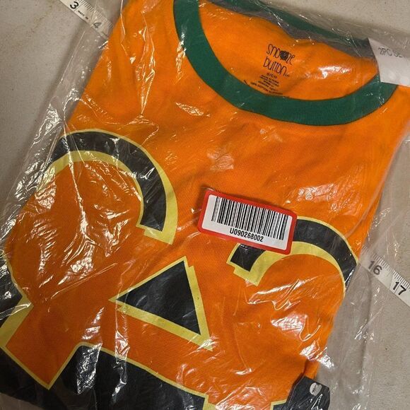 Snooze Button Pumpkin Halloween Pajama Set NWT Small - Picture 2 of 5